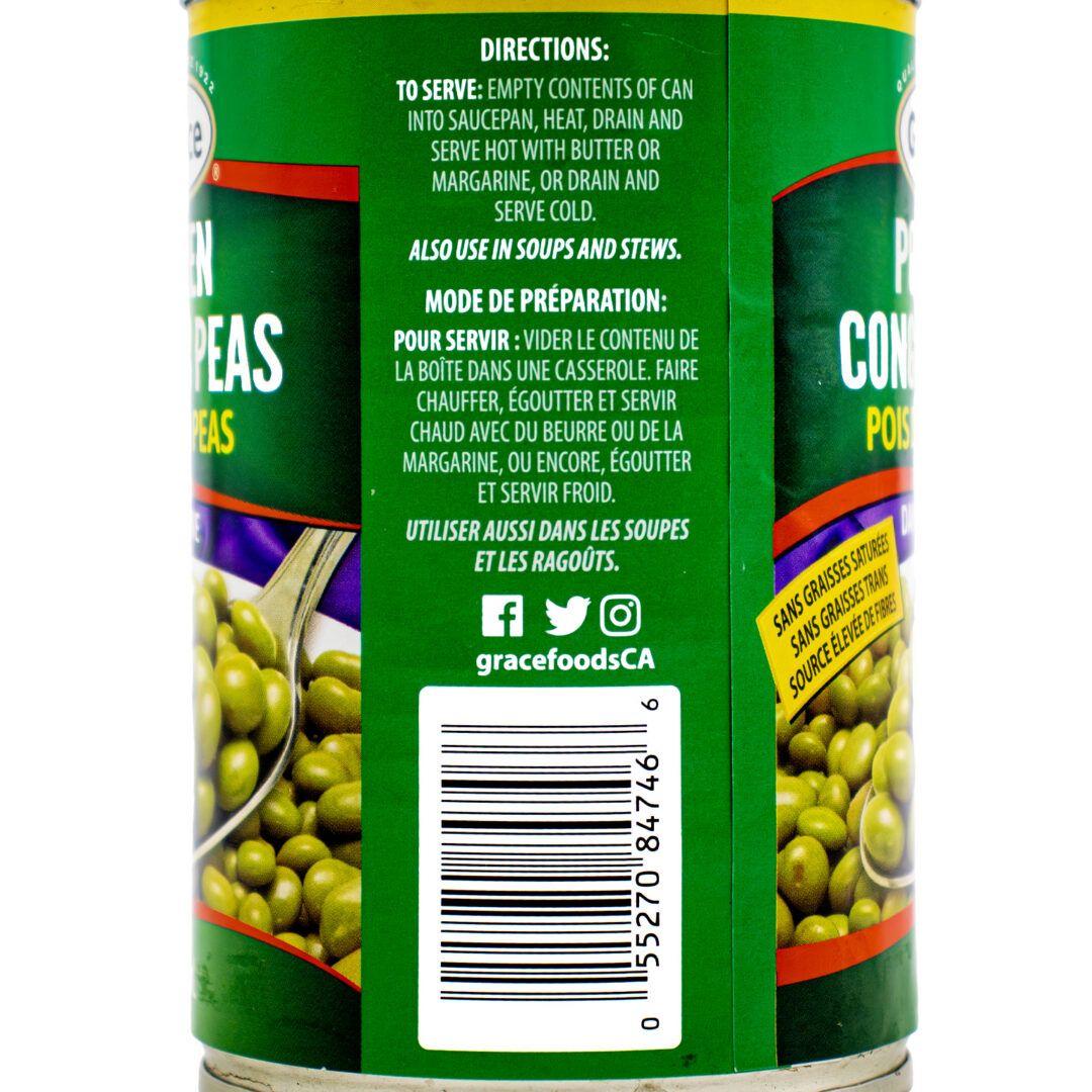 Grace Green Pigeon Peas Cans