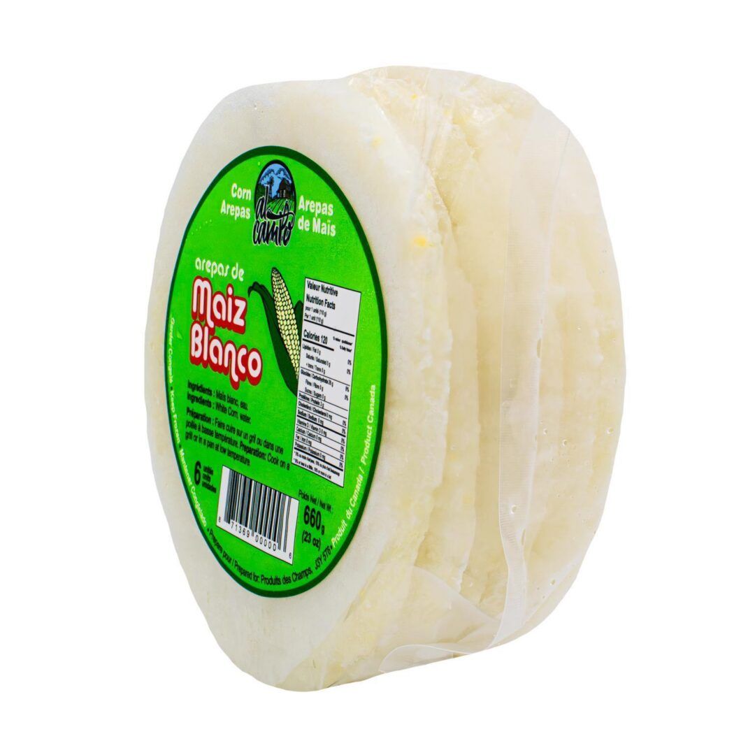 Al Campo Frozen White Corn Arepa