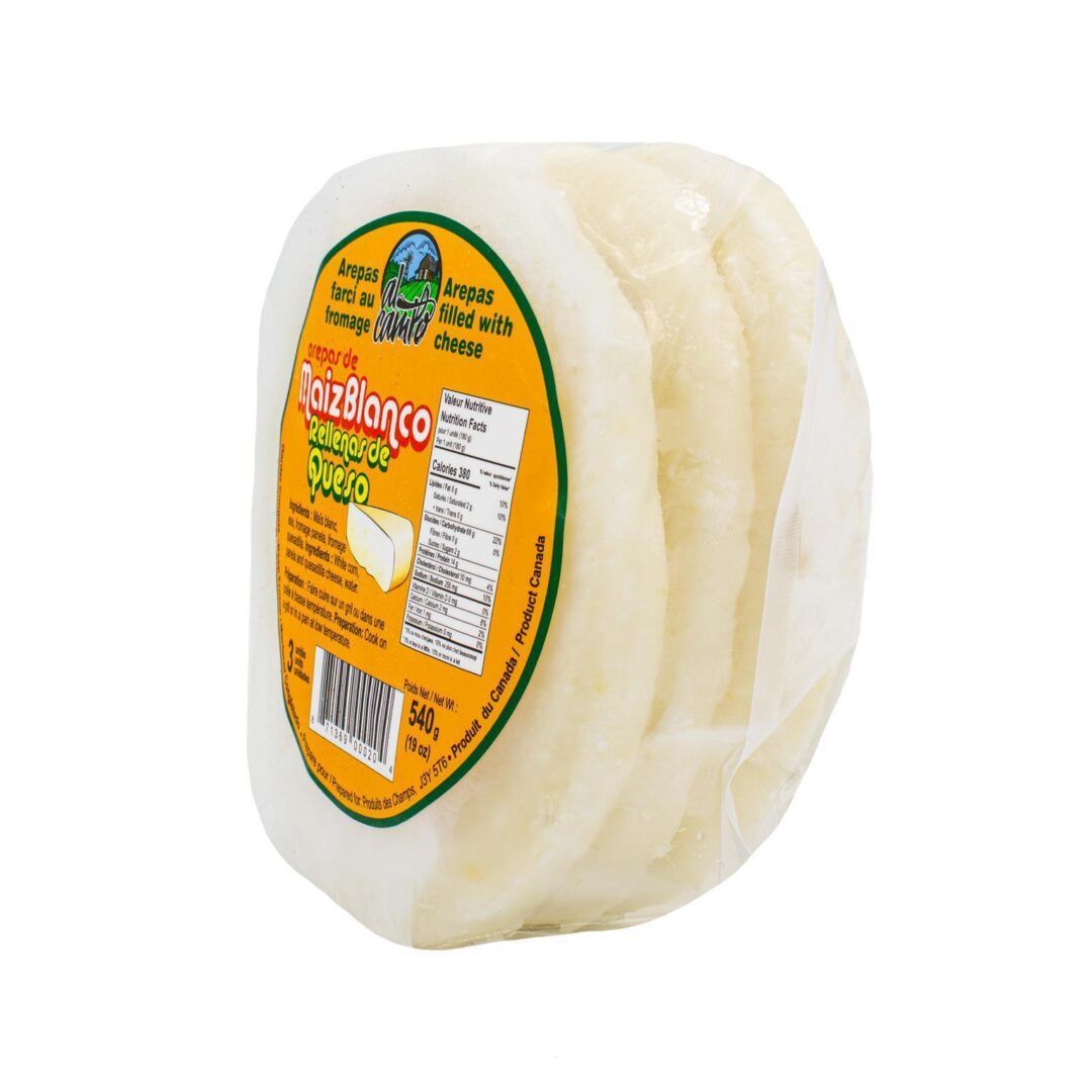 Al Campo Frozen Arepa Rellena de Queso