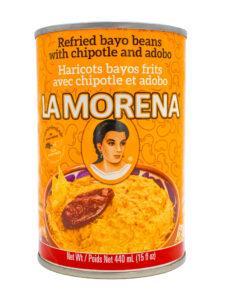 La Morena Refried Bayo Beans w/Chipotle and Adobo