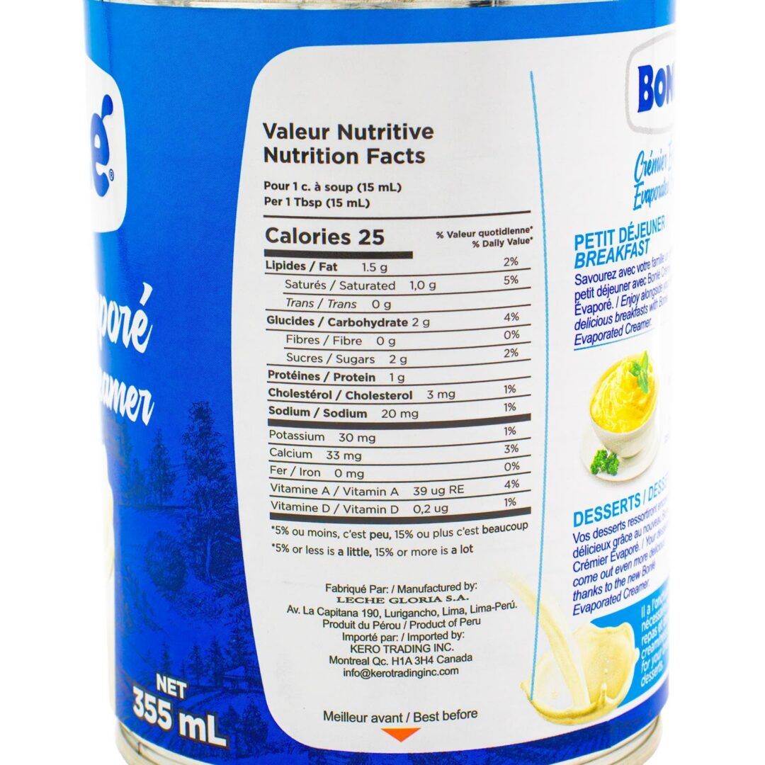 Bonlé Evaporated Creamer