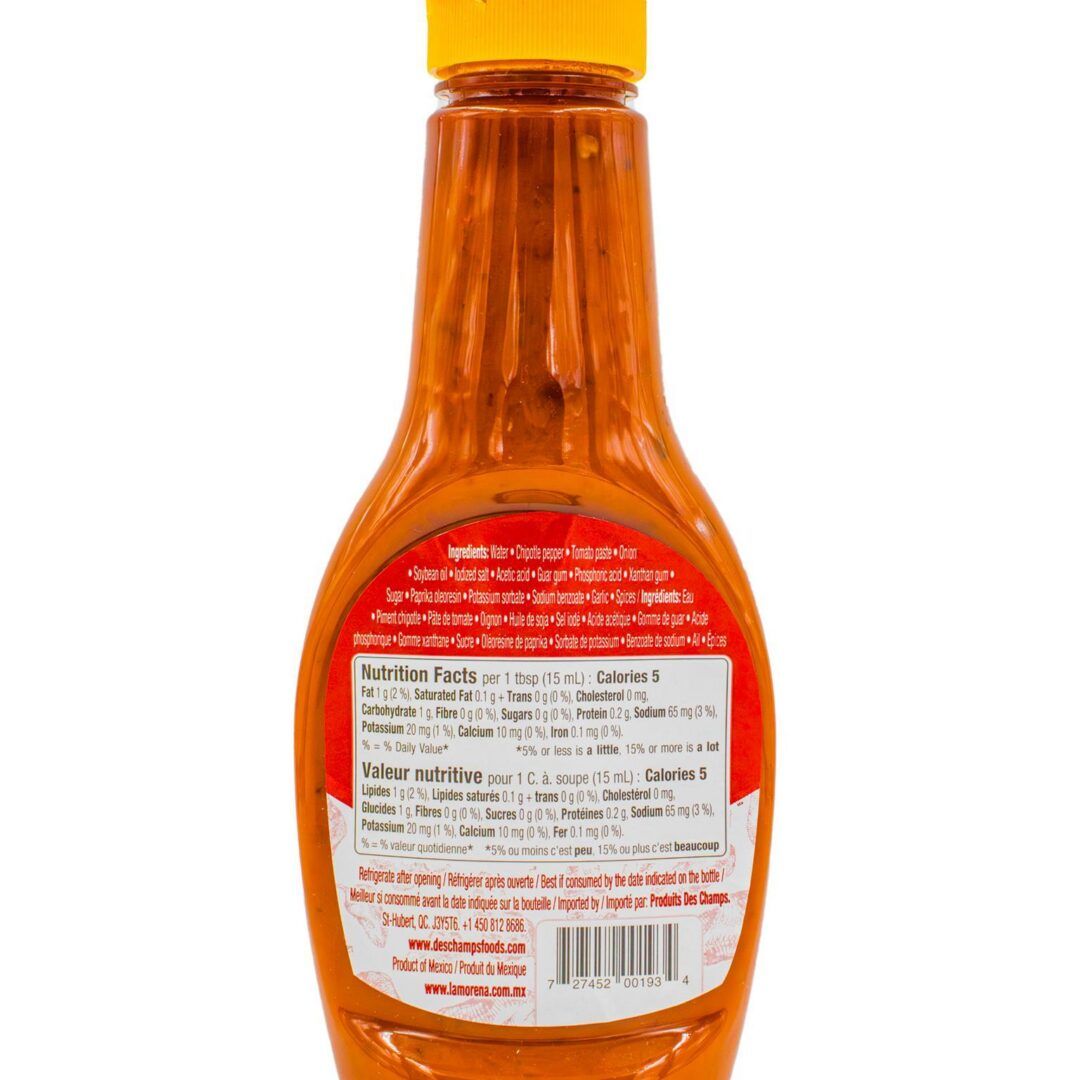 La Morena Chopped Chipotle Peppers in Adobo Sauce