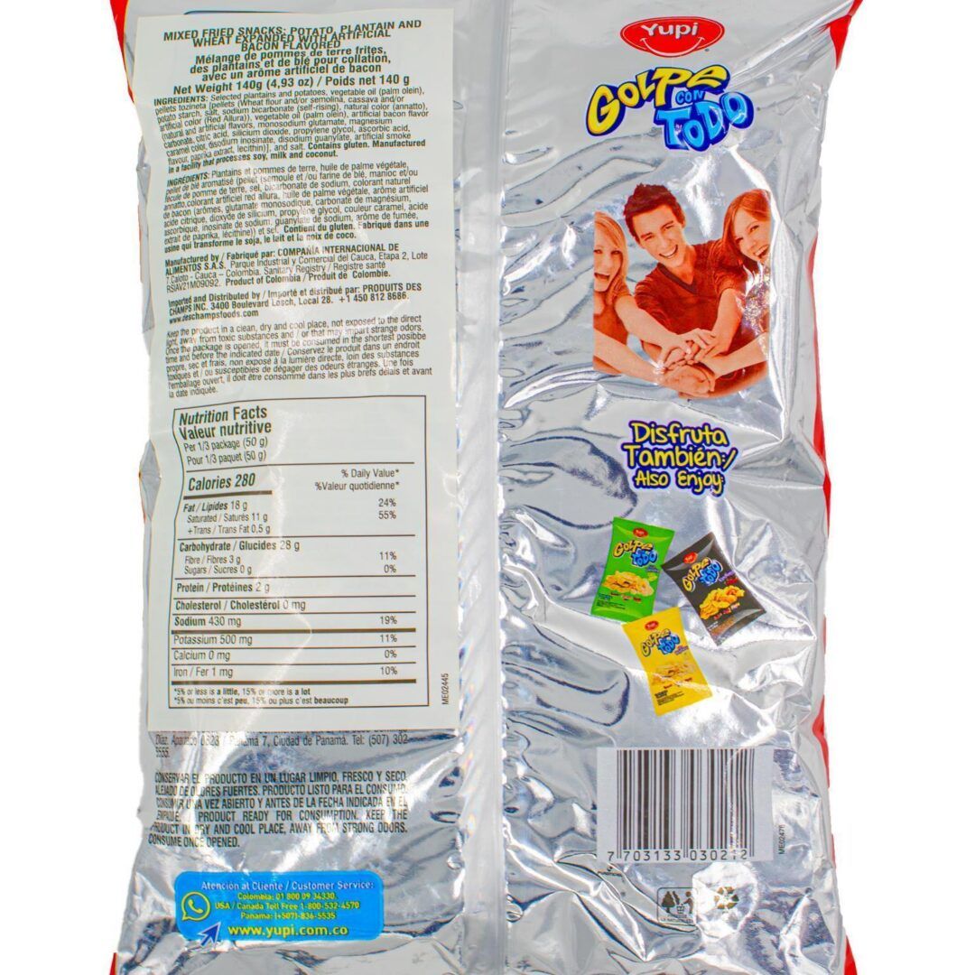 Yupi Golpe con Todo Original