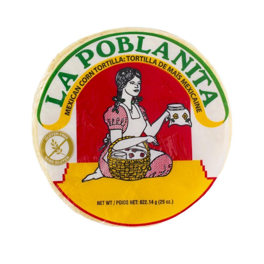 La Poblanita White Corn Tortilla
