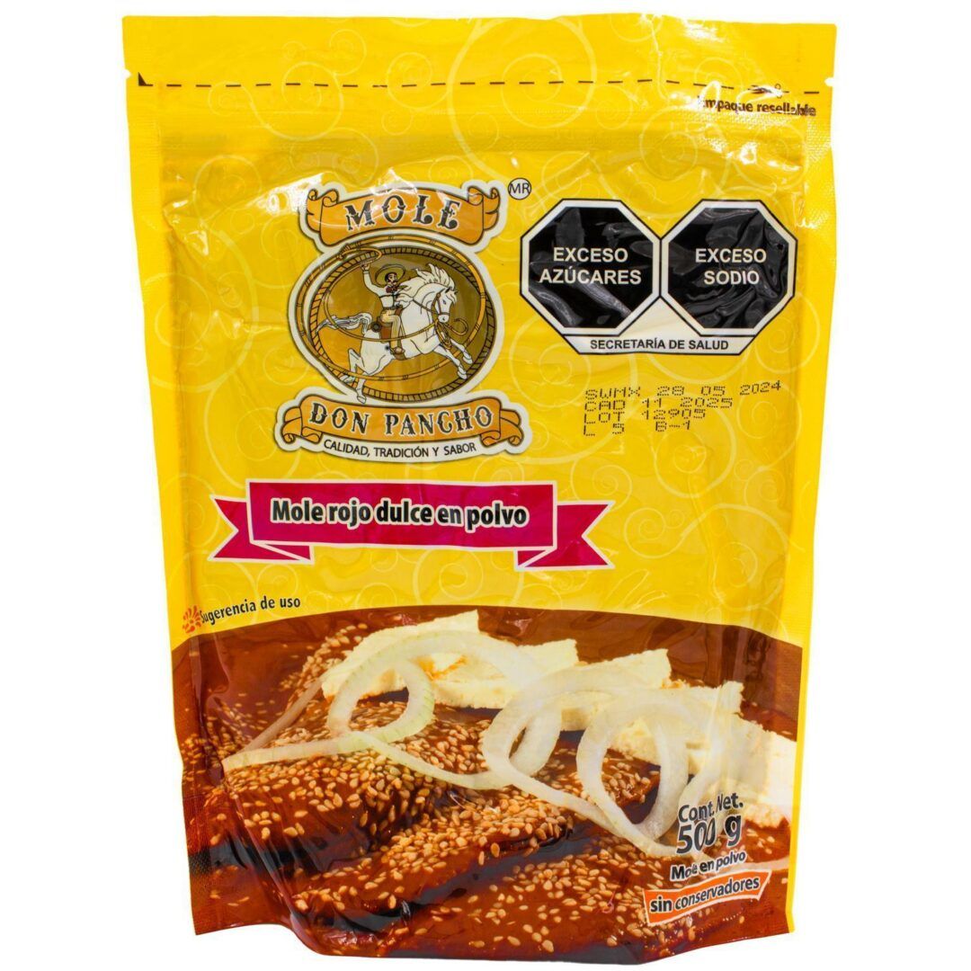 Mole Rojo Dulce en Polvo 1 Don Pancho Mole Rojo Dulce