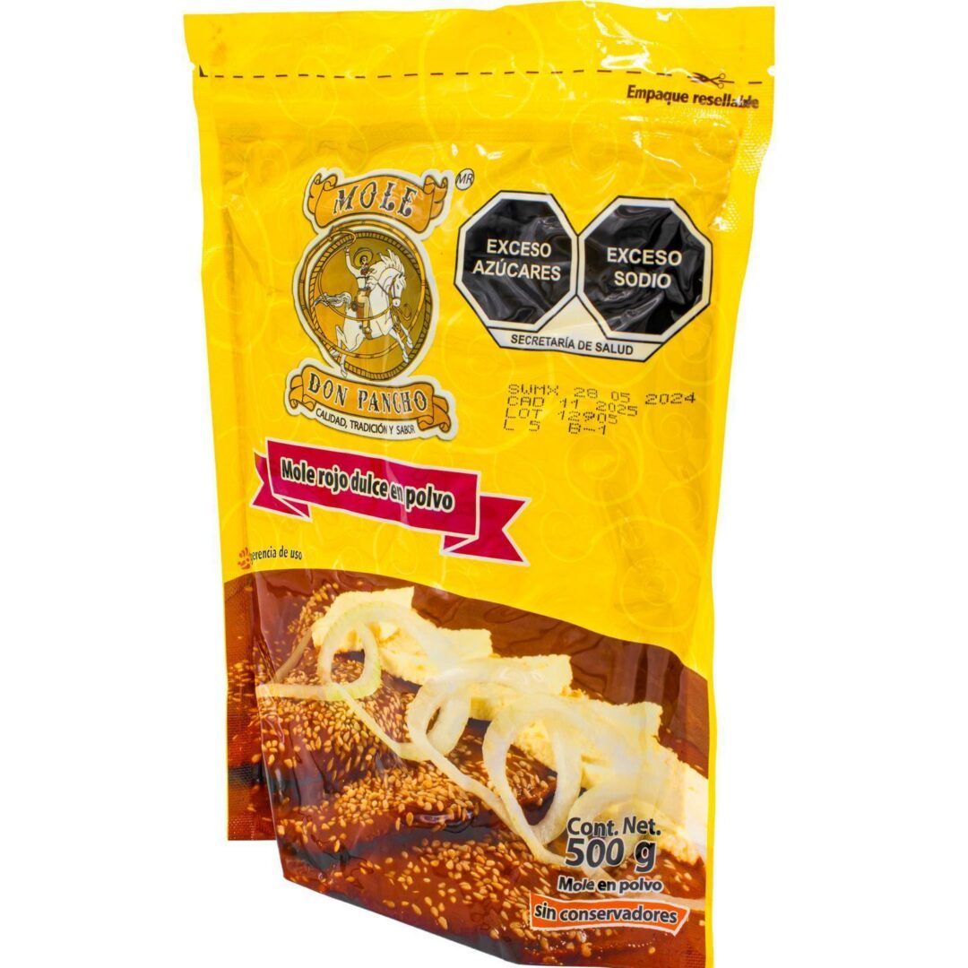 Mole Rojo Dulce en Polvo 2 Don Pancho Mole Rojo Dulce
