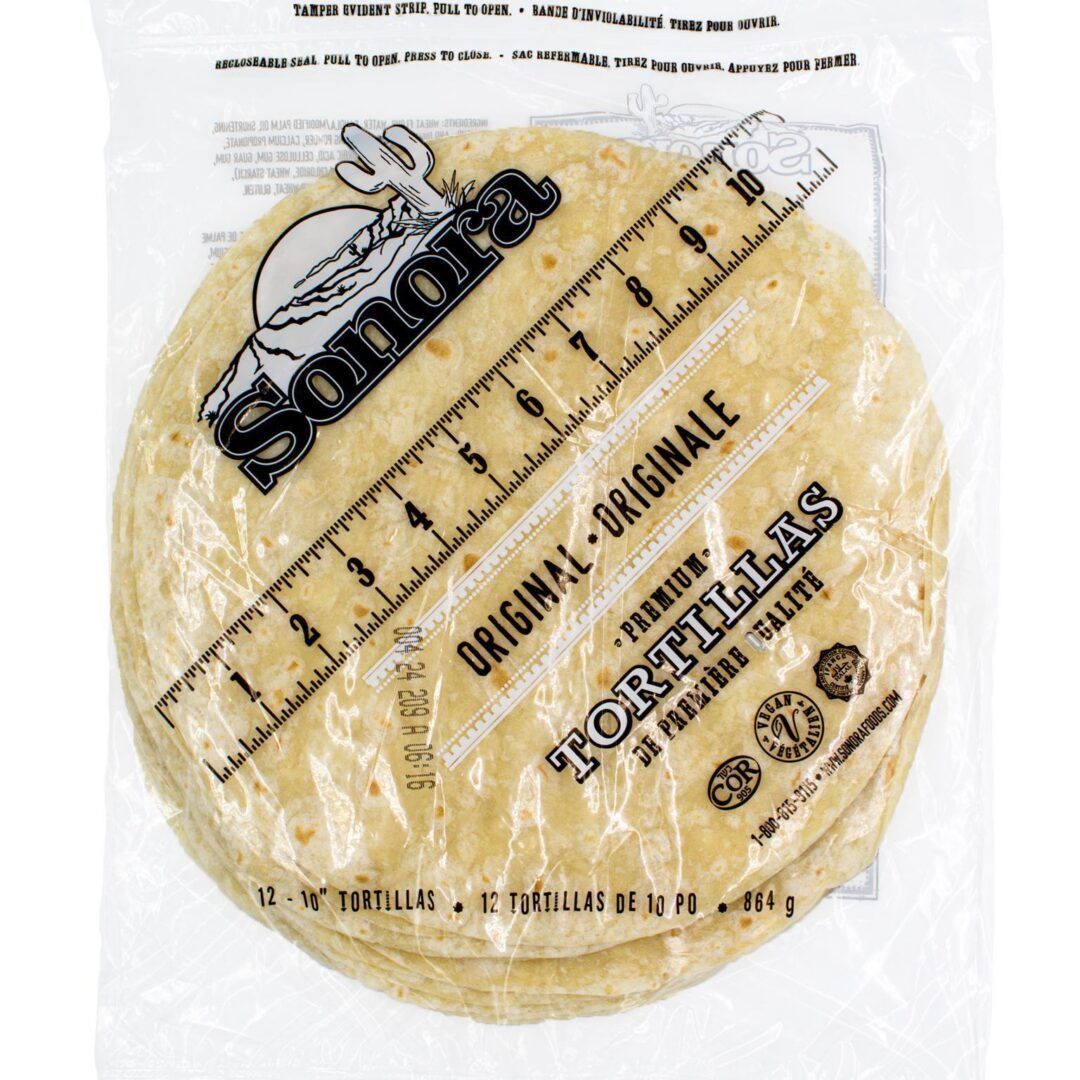 Sonora 10'' Flour Tortillas