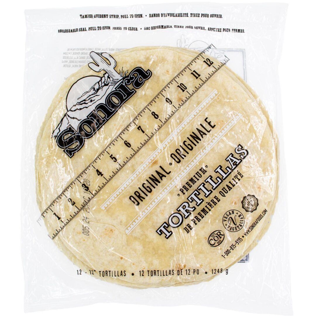 Sonora 12'' Flour Tortillas