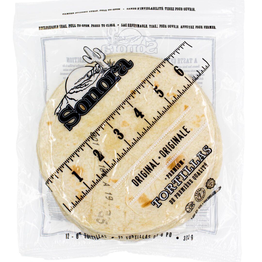 Sonora 6'' Flour Tortillas