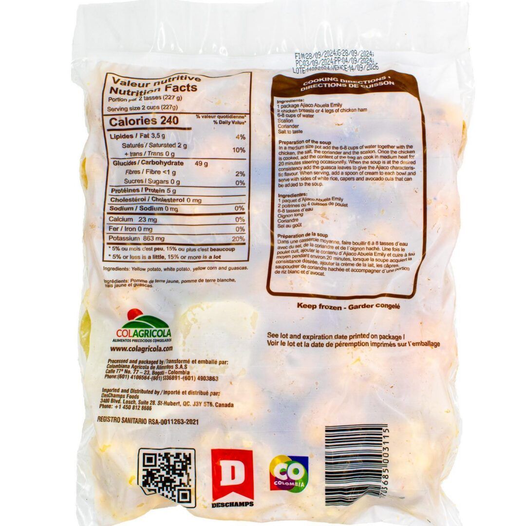 Abuela Emilia Frozen Ajiaco