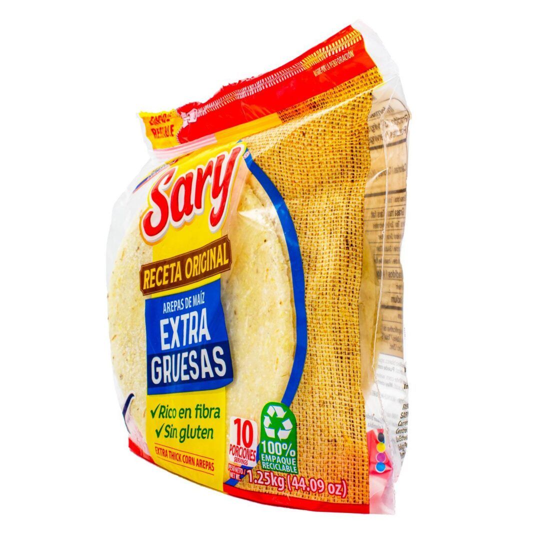 Sary Frozen Arepa de Maiz Blanco Extragruesa
