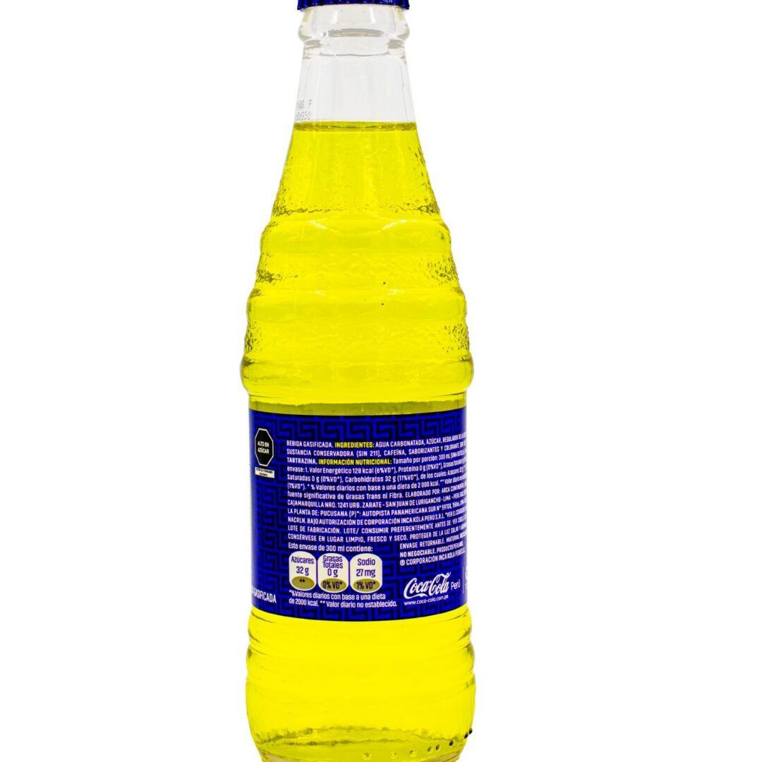 Inca Kola Peru Bottle