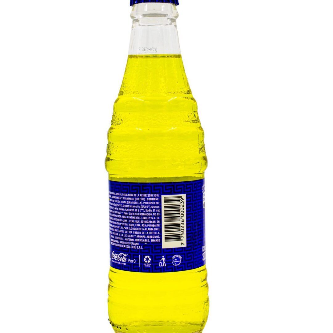 Inca Kola Peru Bottle