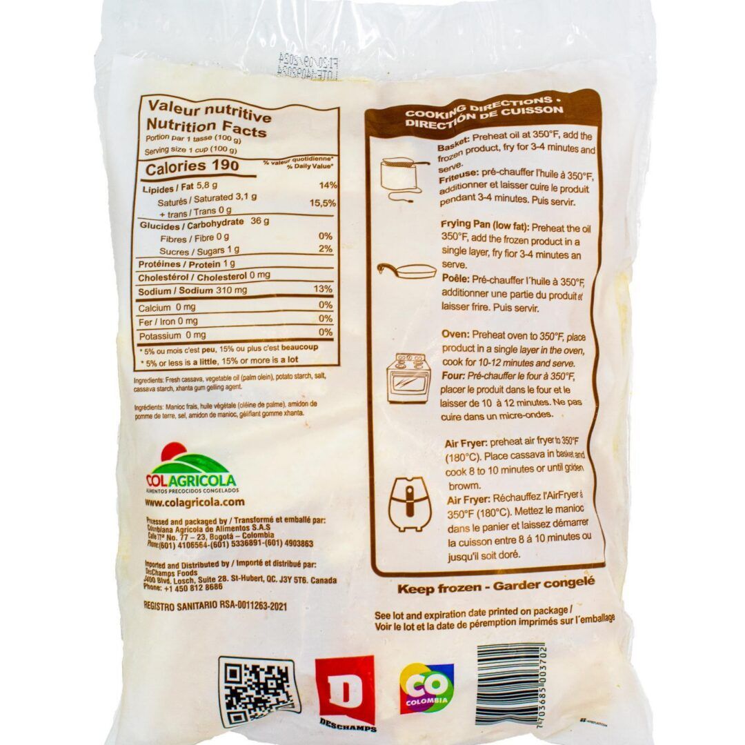 Abuela Emilia Frozen Croqueta de Yuca