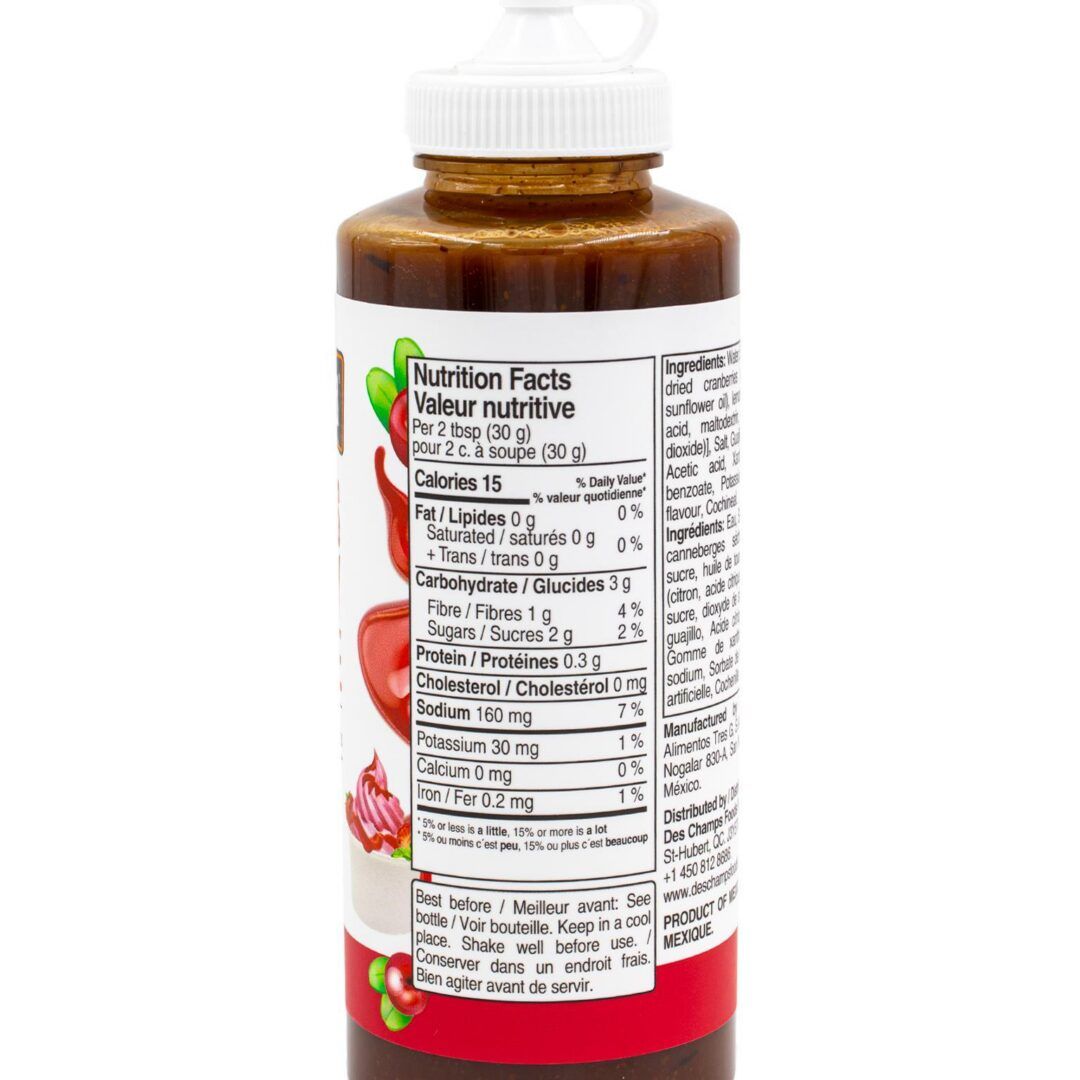 Zaaschila Cranberries Chamoy Sauce