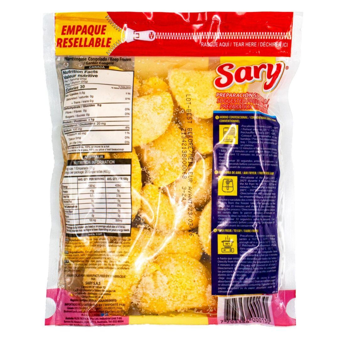 Sary Frozen Empanaditas Colombianas