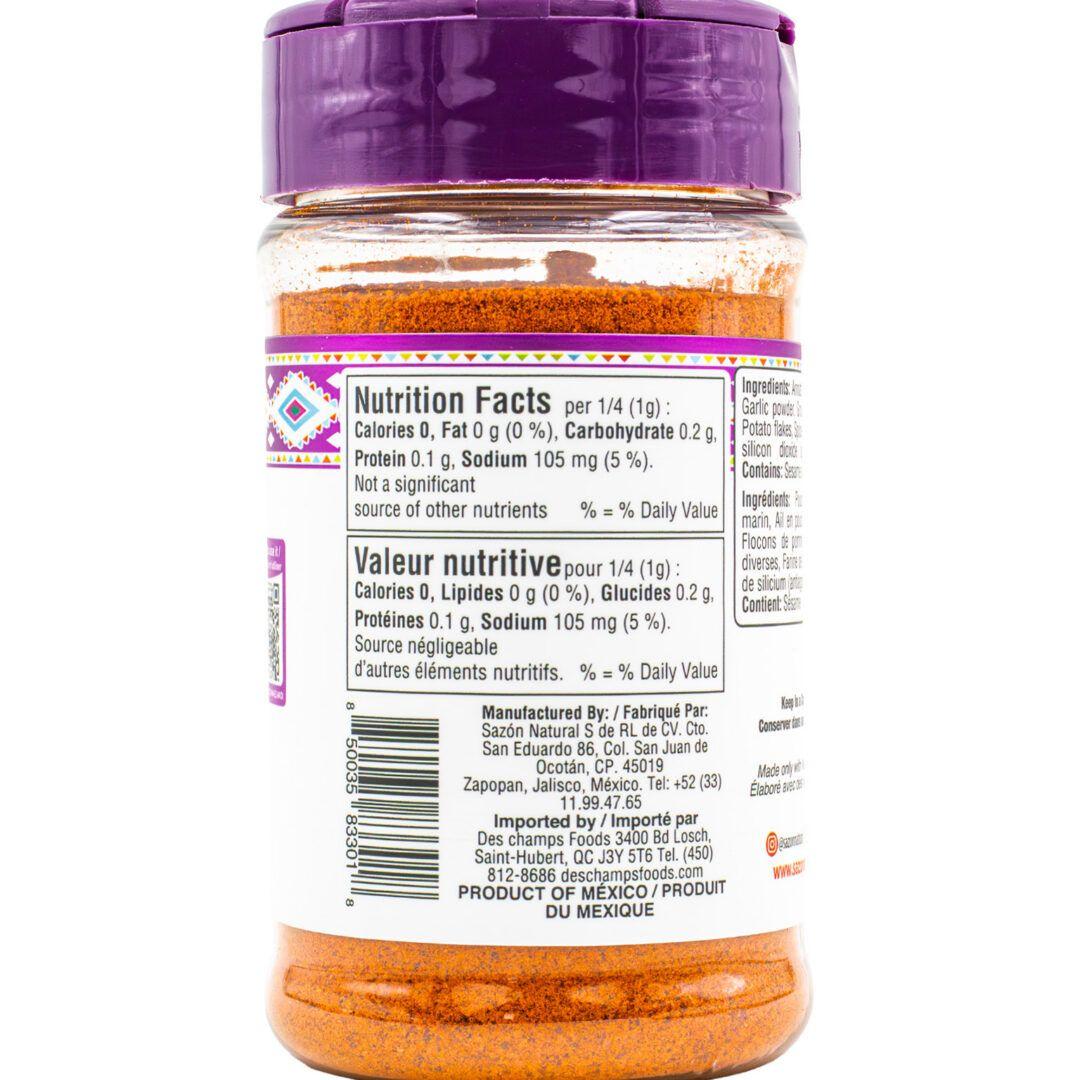Sazon Natural Pibil Fajita Seasoning