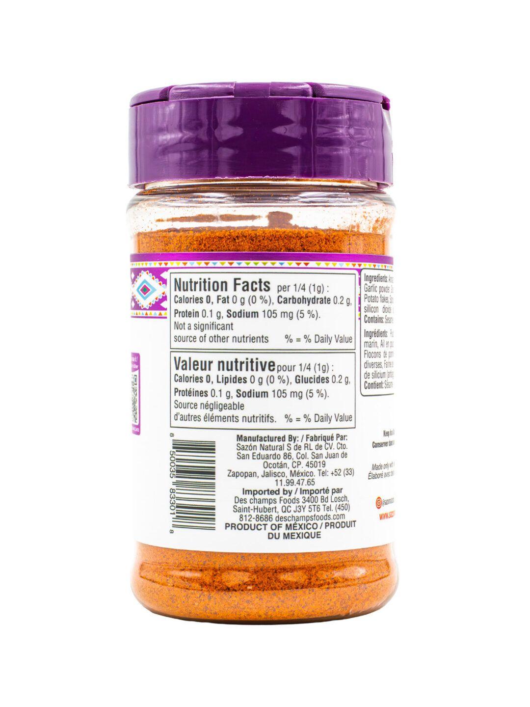 Sazon Natural Pibil Fajita Seasoning