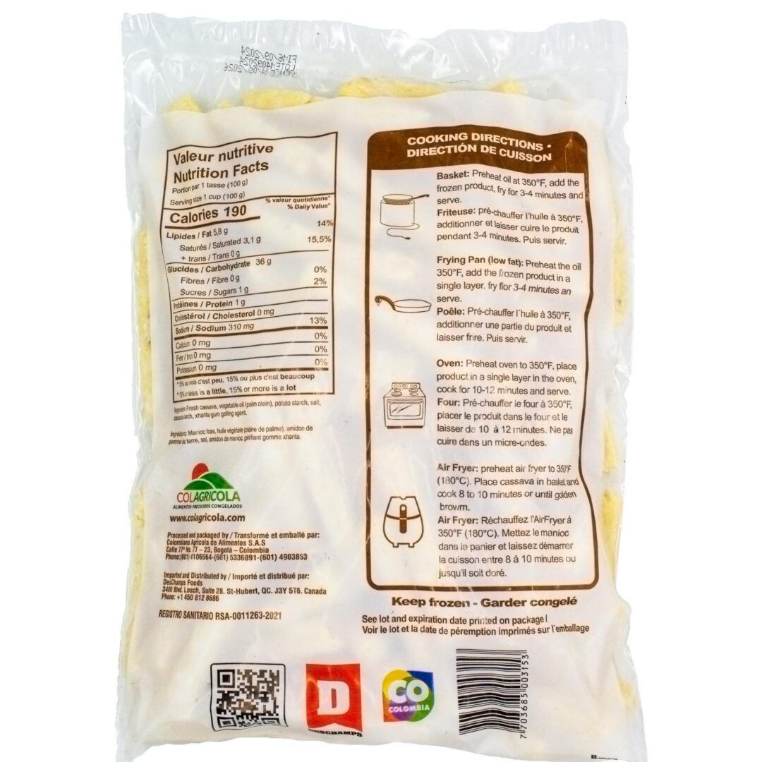 Abuela Emilia Frozen Cassava Frites