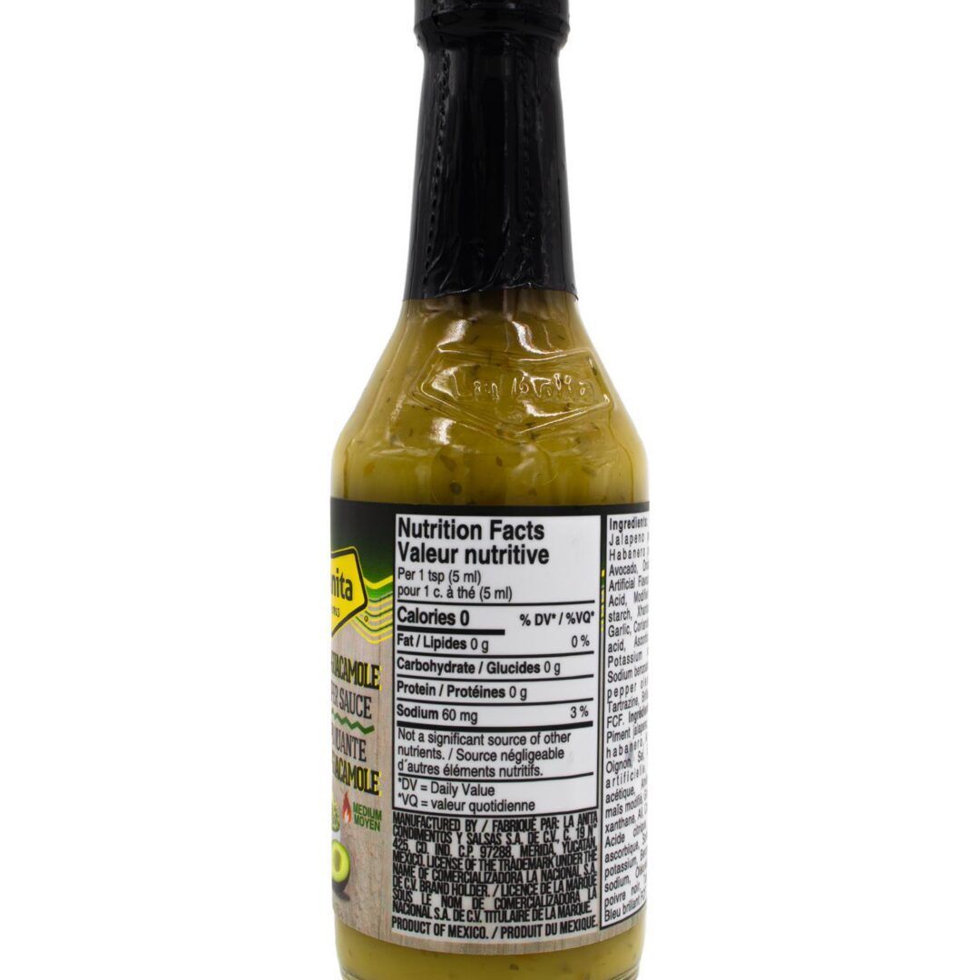 La Anita Habanero Guacamole Pepper Sauce