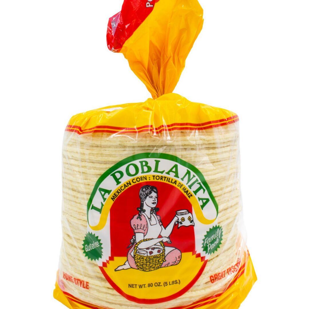 La Poblanita White Family Pack Tortilla