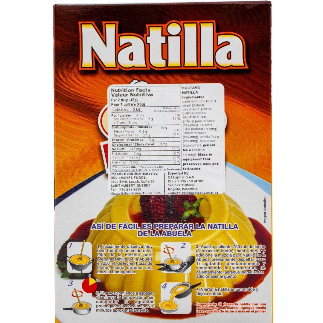 De La Abuela Natilla Tradicional