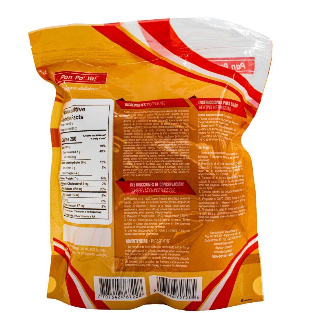 Pan Pa' Ya Frozen Bunuelos Bolsa