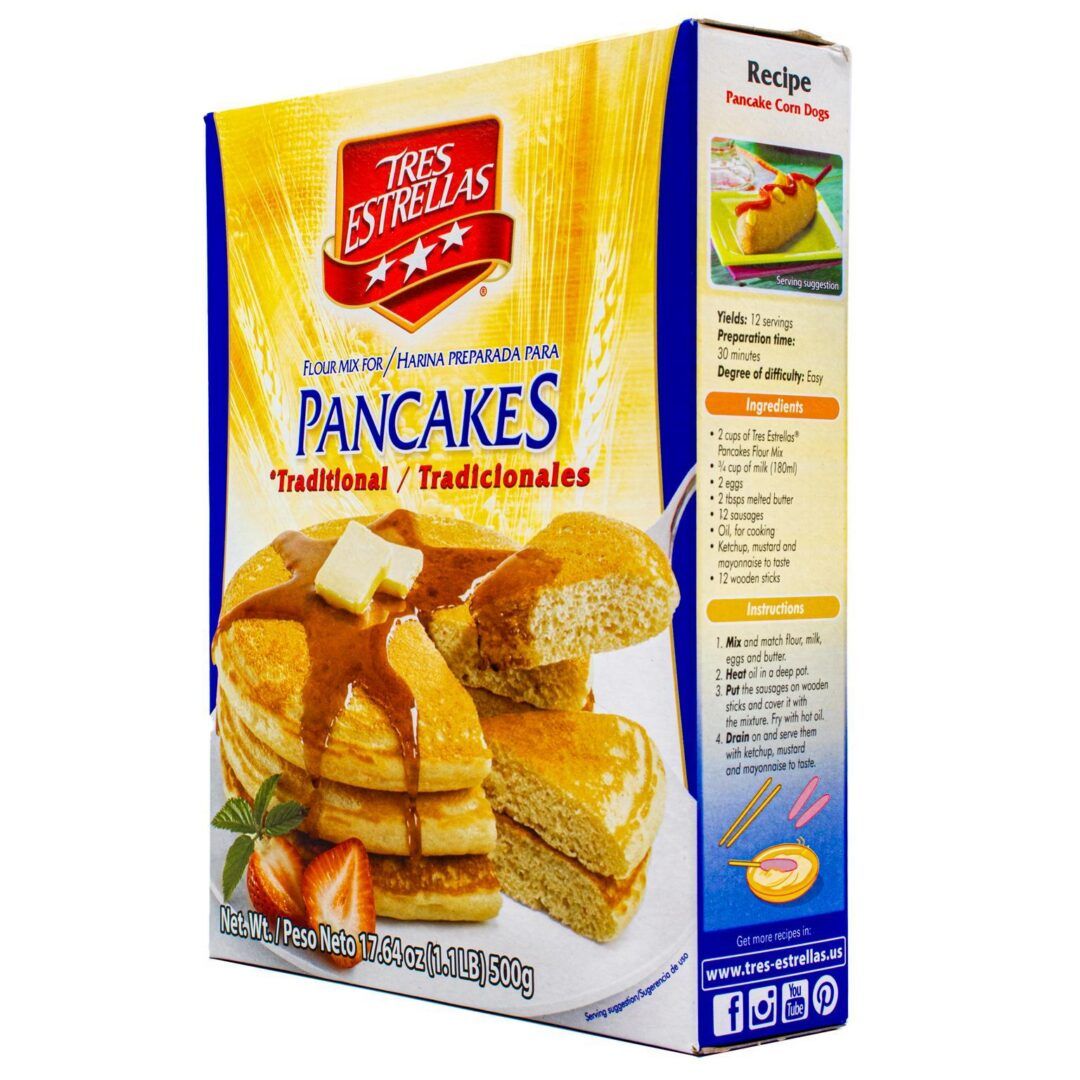 Tres Estrellas Pancakes Mix Flour