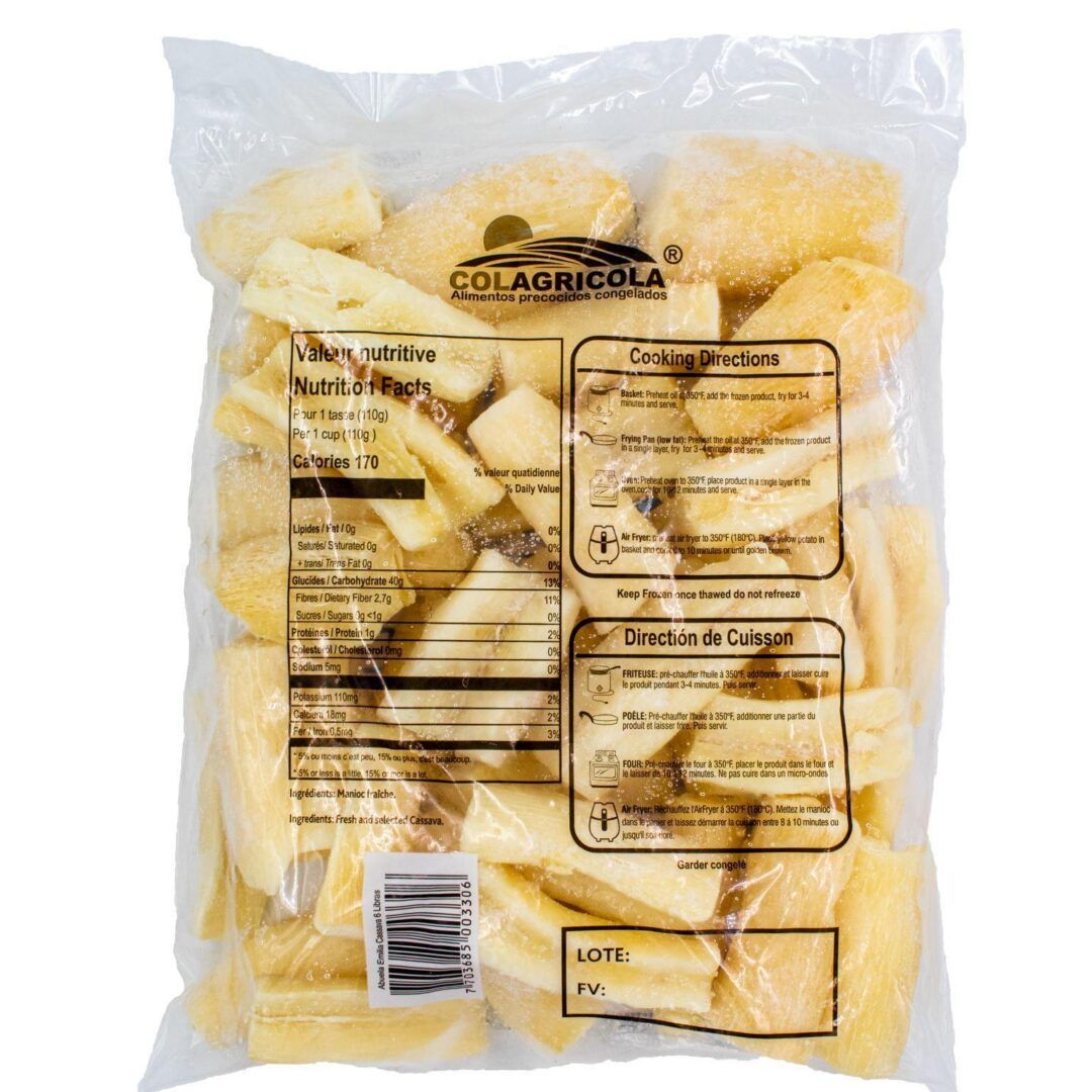 Abuela Emilia Frozen Precooked Cassava (INST)