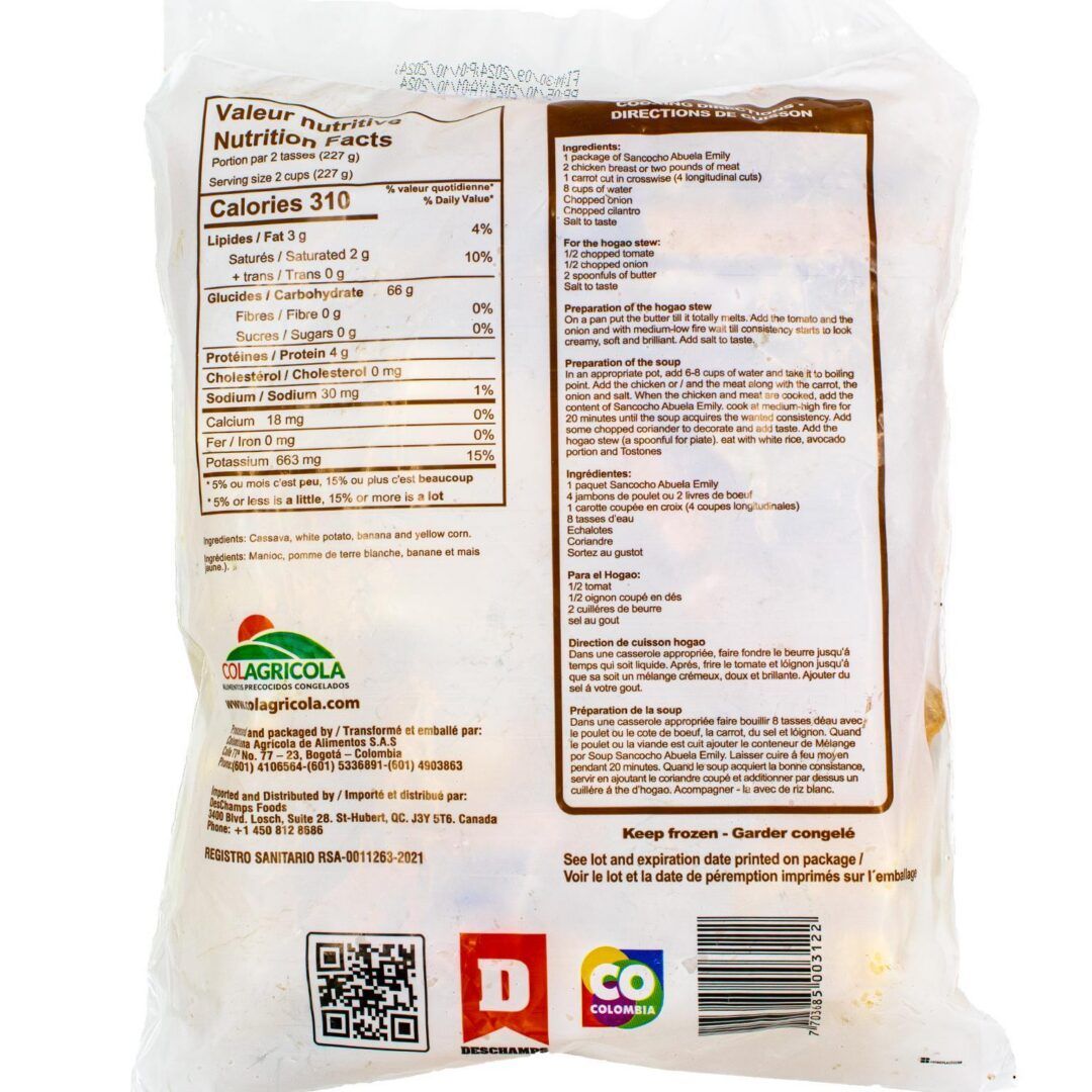 Abuela Emilia Frozen Sancocho