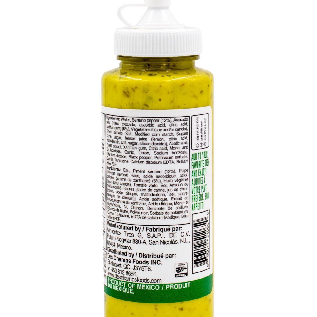 Zaaschila Sauce Guacamole & Serrano