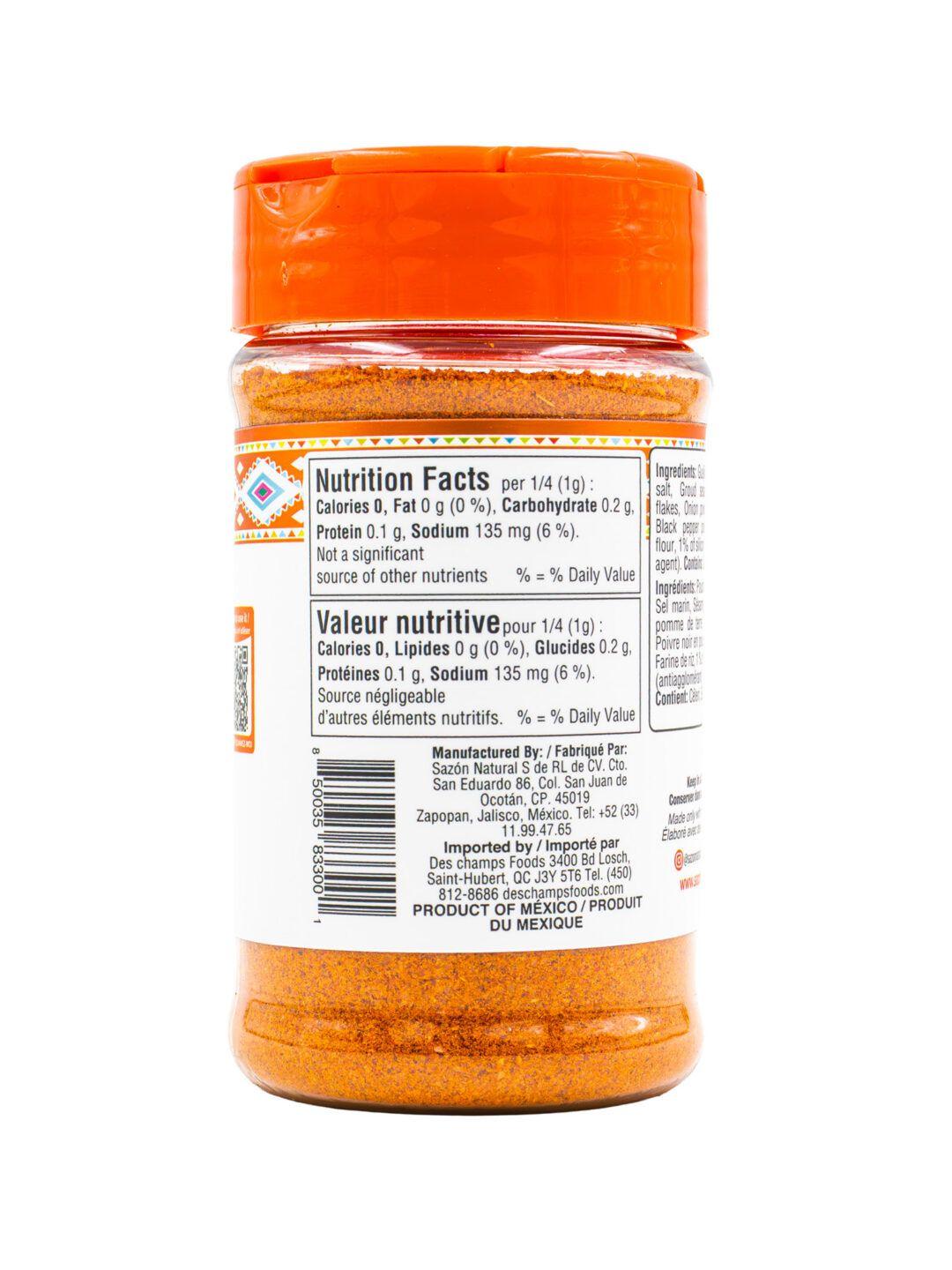 Sazon Natural Seasoning Taco al Pastor