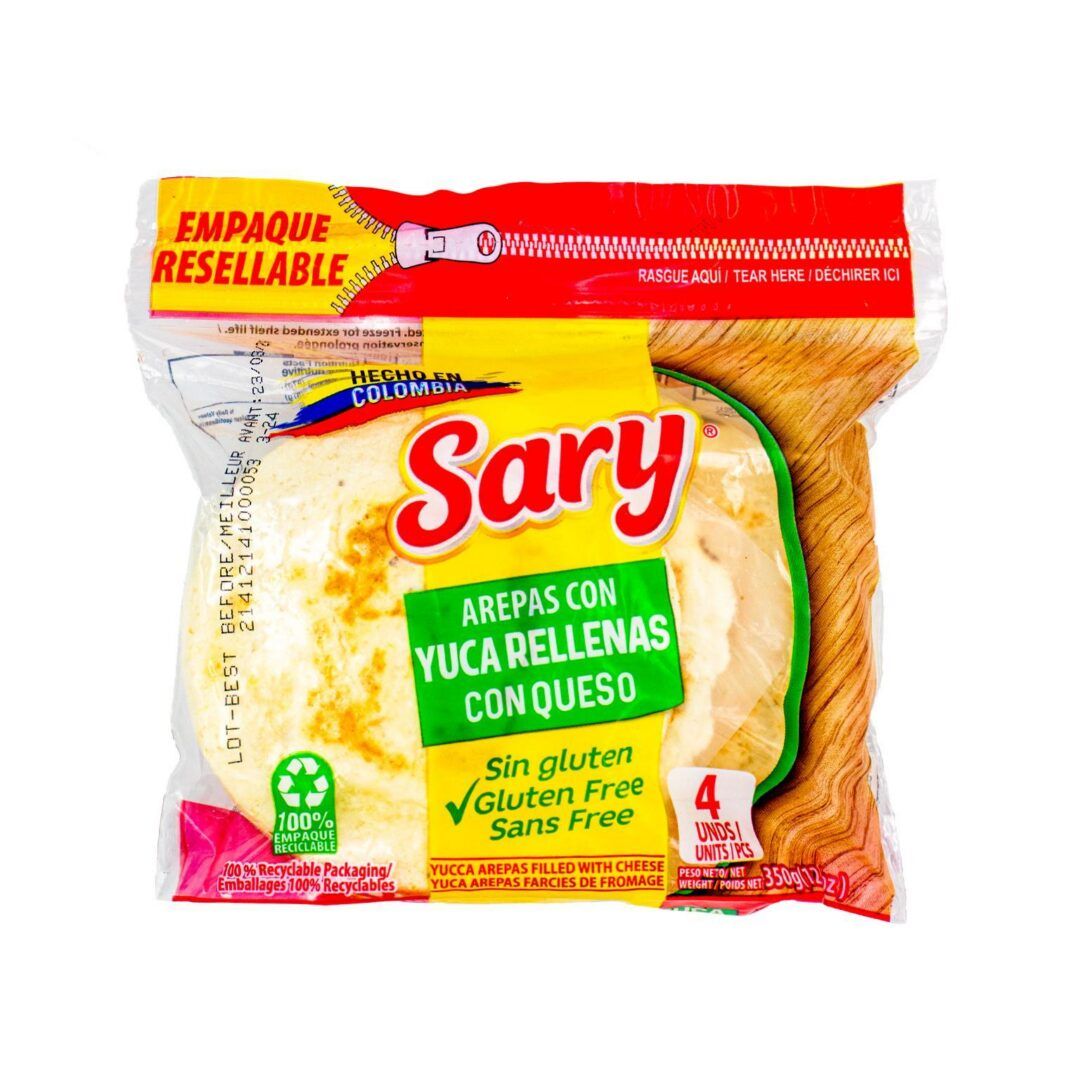 Sary Frozen Arepa de Yuca Rellena de Queso