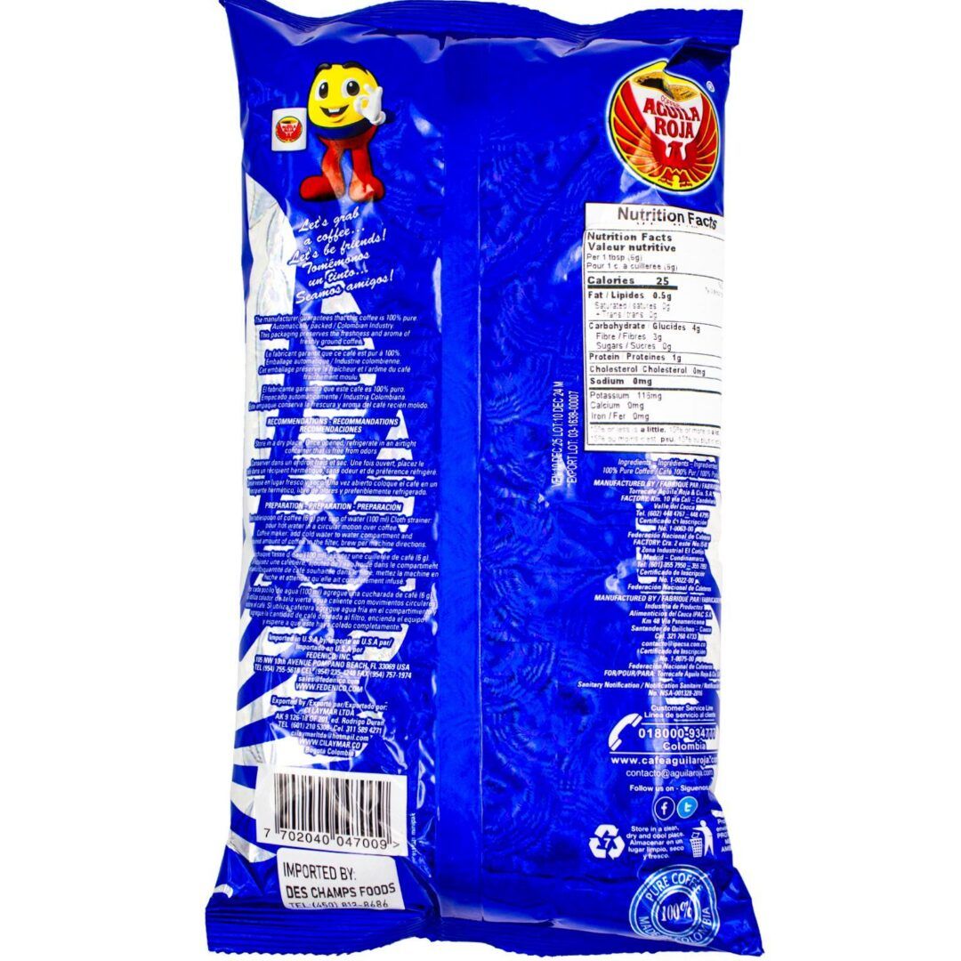 Aguila Roja Coffee Roasted and Ground