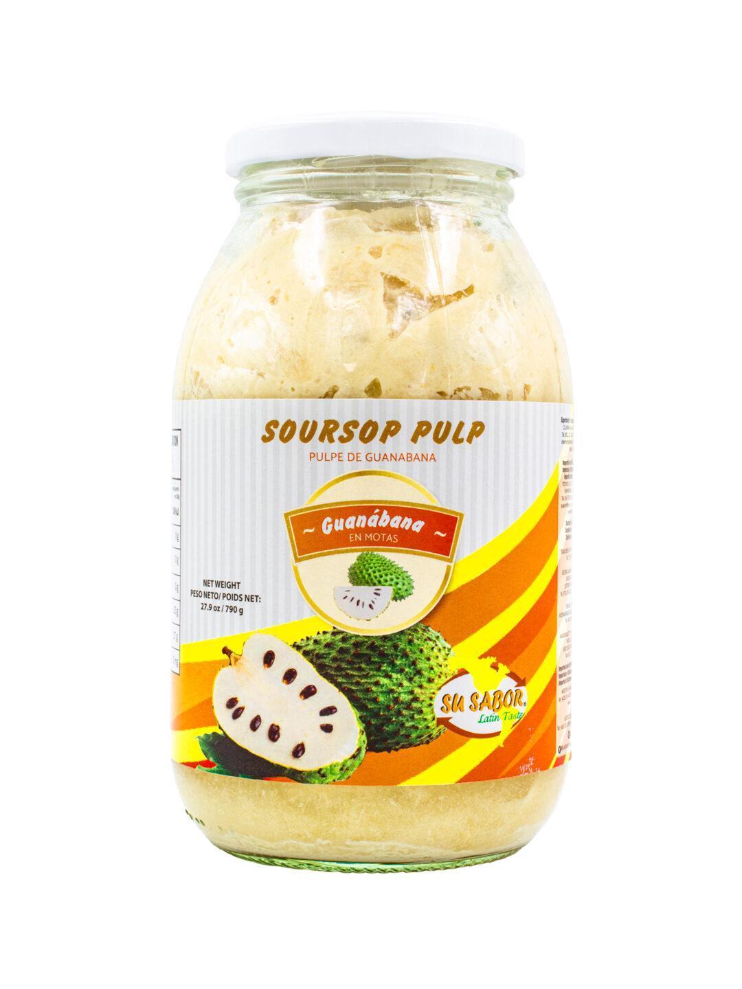 Su Sabor Soursop Pulpa Motas de Guanabana