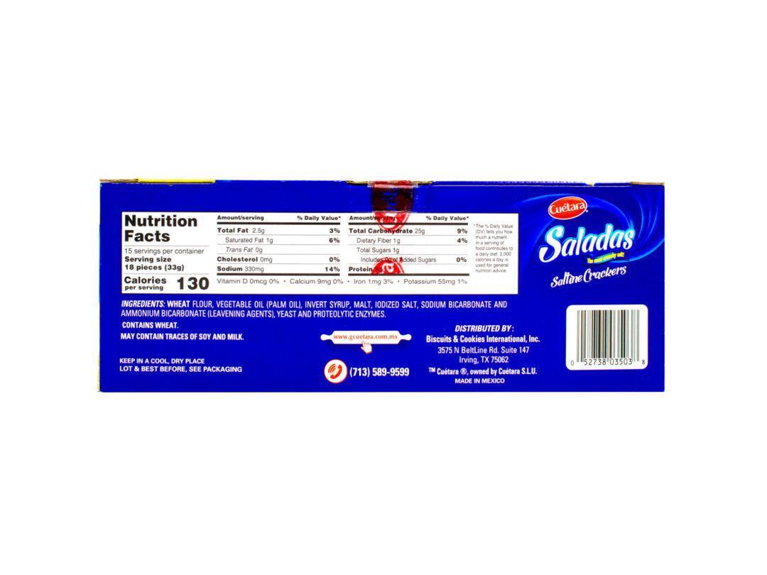 Cuetara Saltine Crackers - Image 3