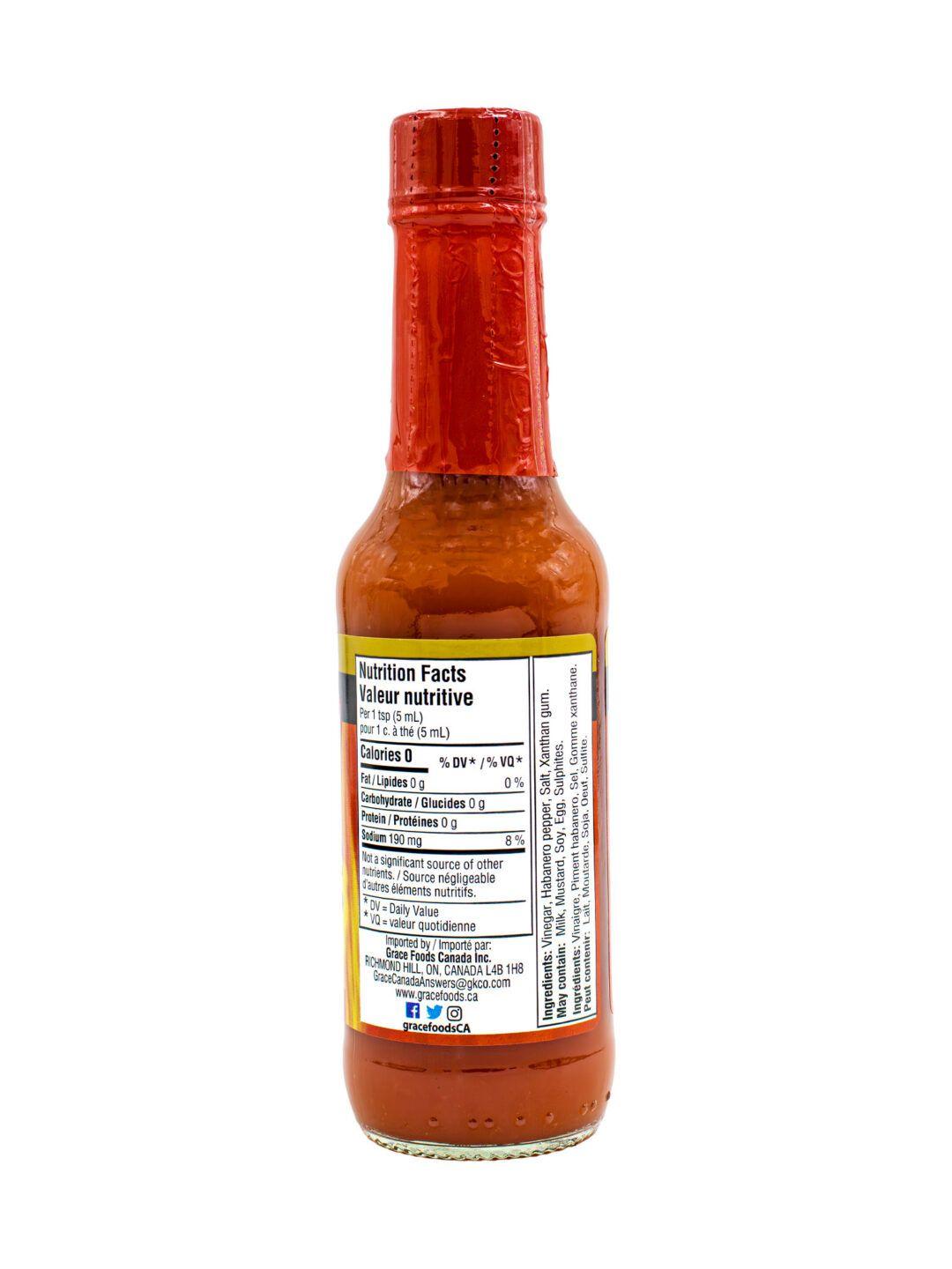 Grace Habanero Hot Pepper Sauce