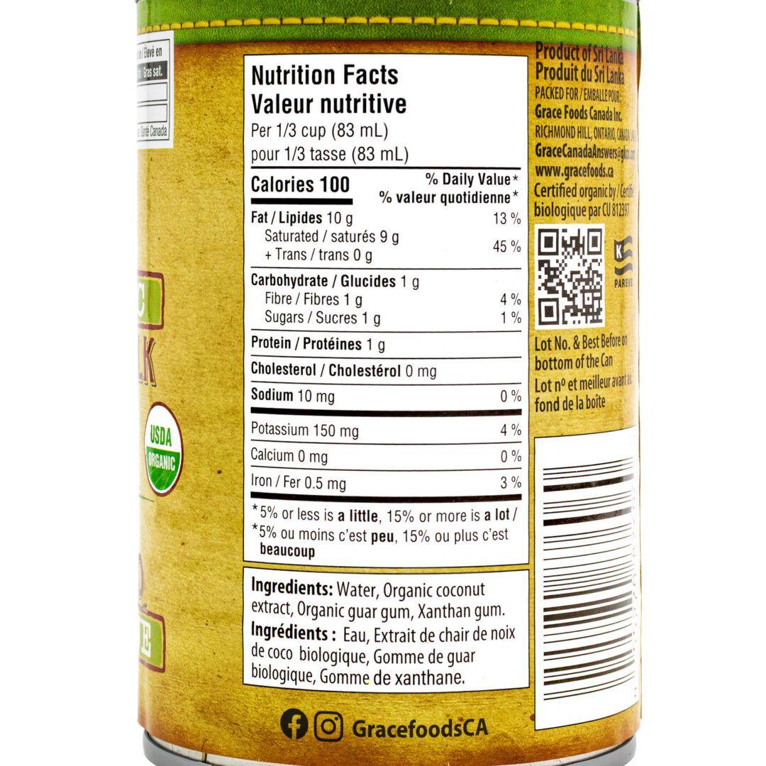 Grace Organic Coconut Milk