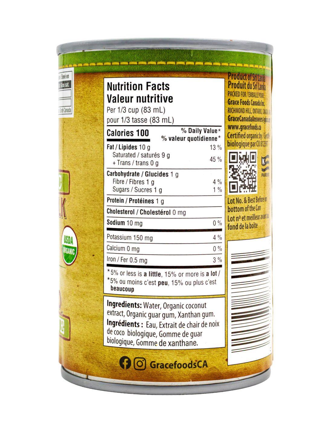 Grace Organic Coconut Milk