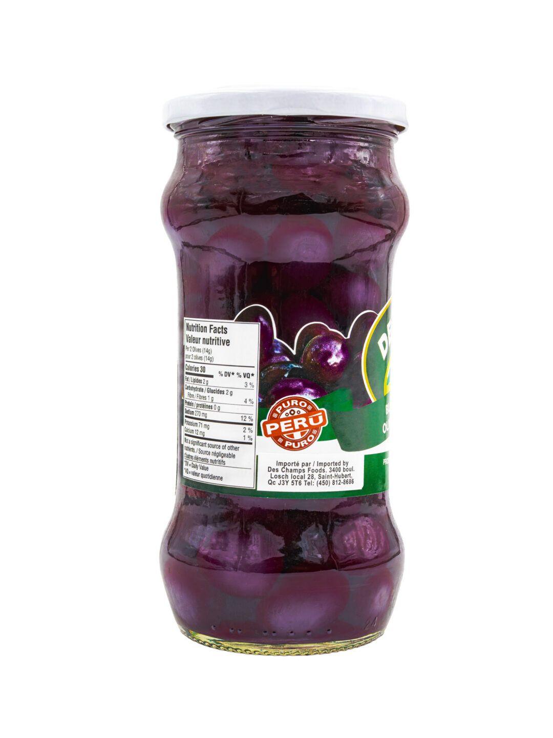 Del Campo Aceitunas Black Olives