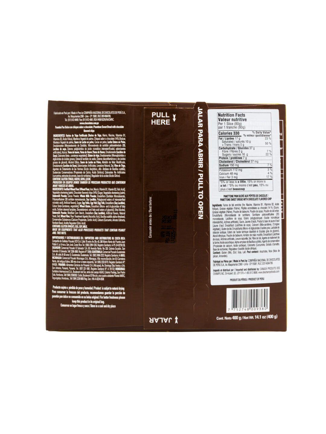 Winter's Panetton Choco Chispas