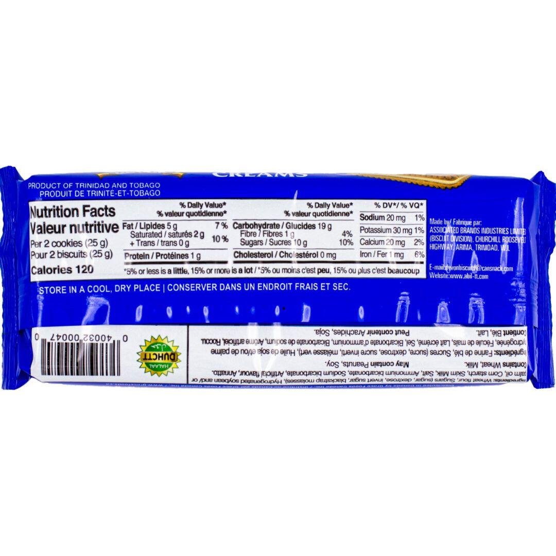 Devon Custard Cream Biscuit