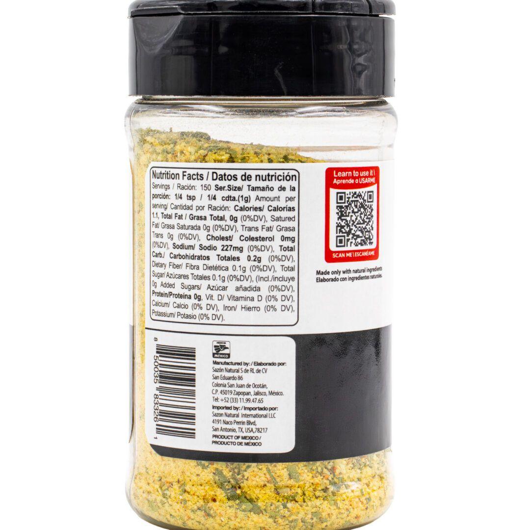 Sazon Natural Chipotle Garlic Salt