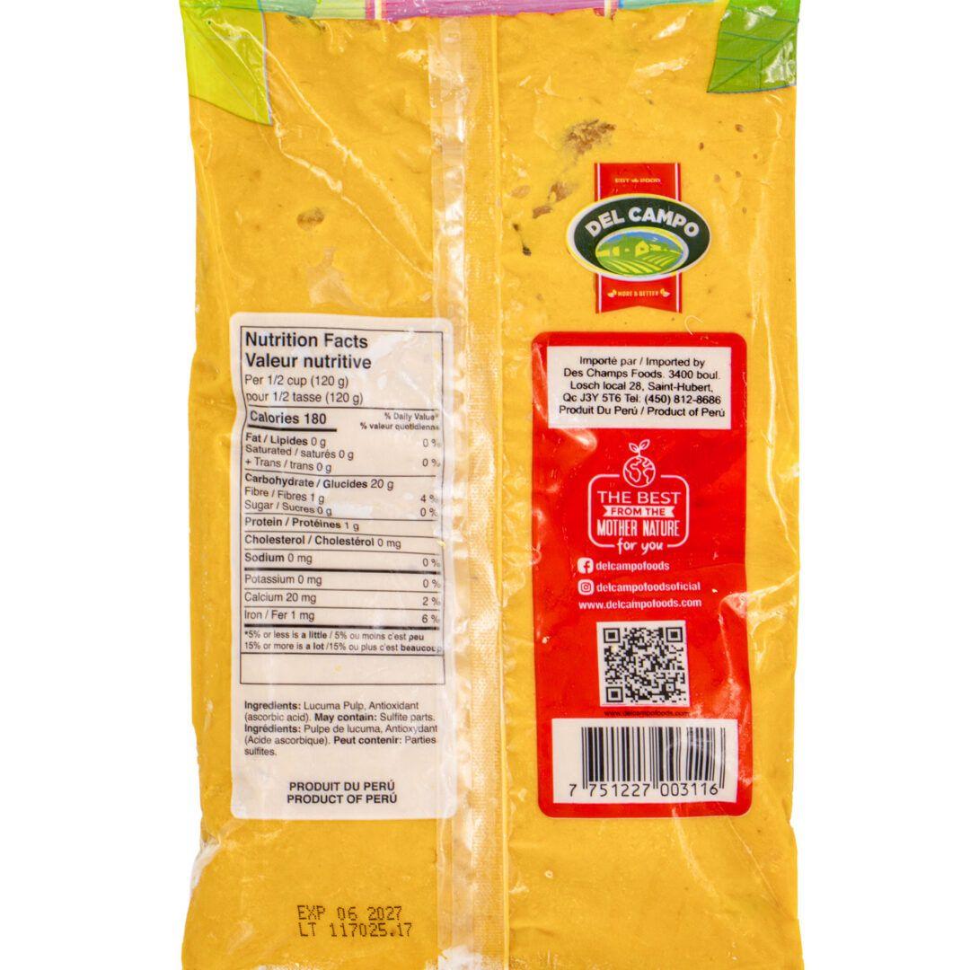 Del Campo Frozen Lucuma Pulp