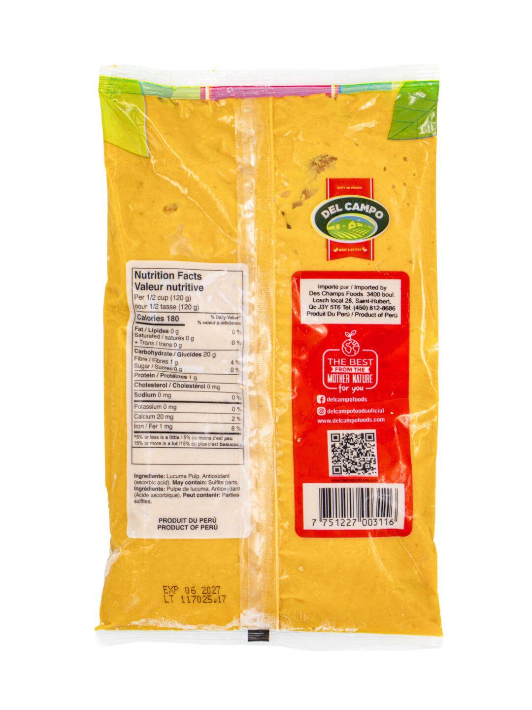 Del Campo Frozen Lucuma Pulp