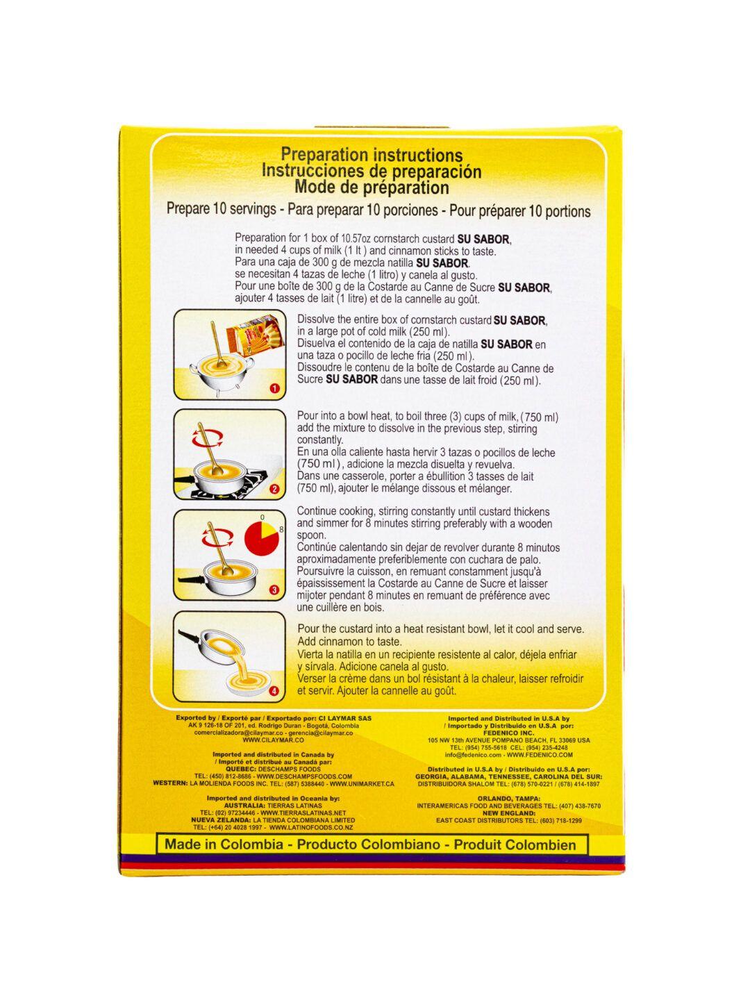 Su Sabor Natilla Tres Leches