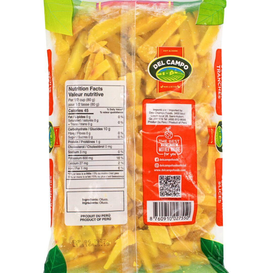 Del Campo Frozen Olluco Slices