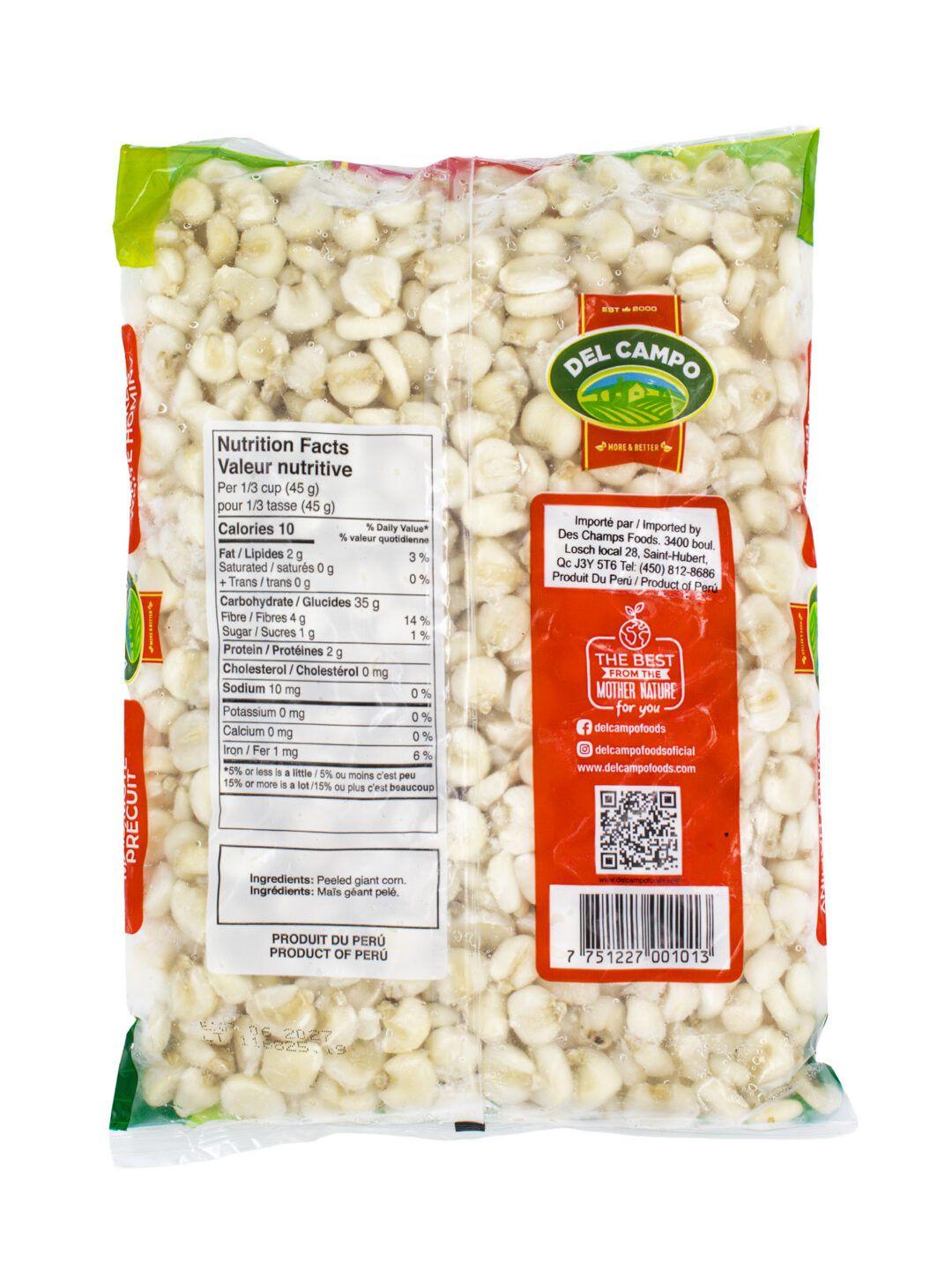 Del Campo Frozen White Hominy (INST)