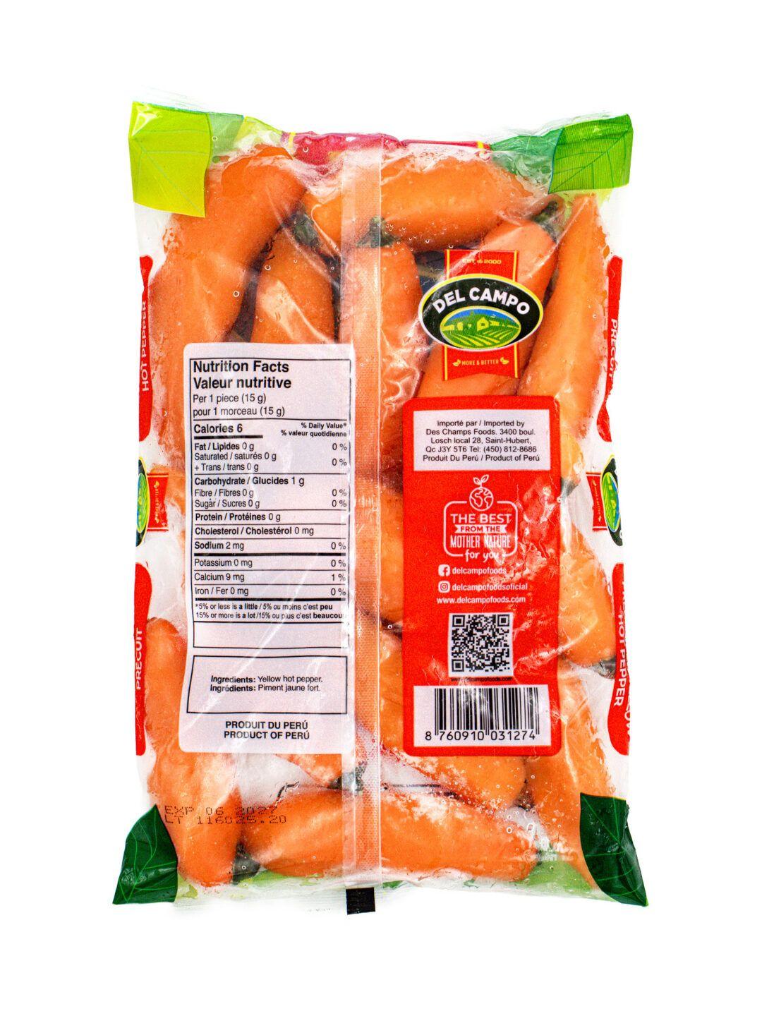 Del Campo Frozen Yellow Hot Pepper