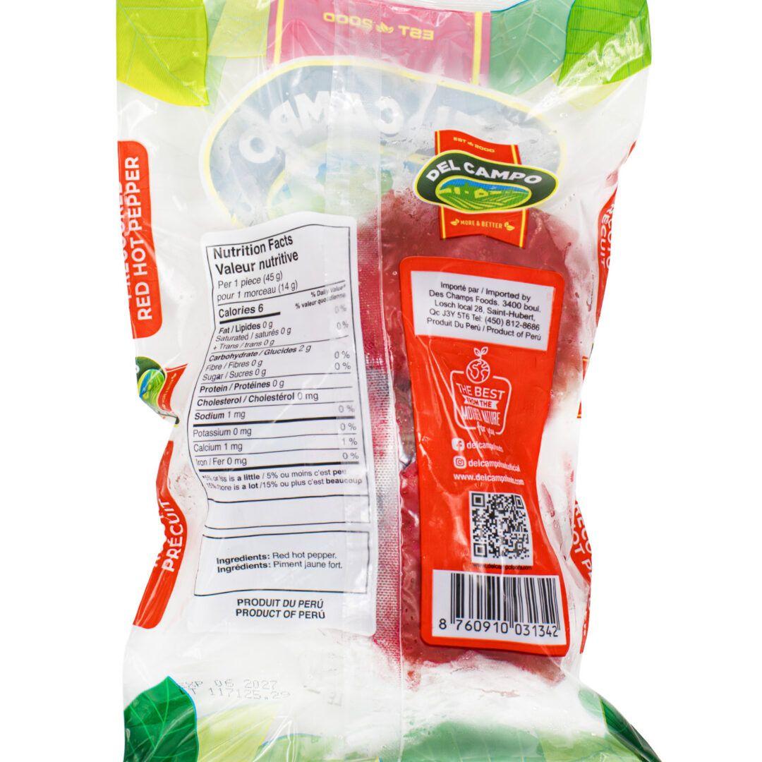 Del Campo Frozen Rocoto Hot Pepper